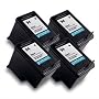 HP 94 C8765WN Compatible Combo Pack - 4 Black Ink Cartridges
