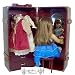 9 Piece Doll Trunk Wardrobe Vanity Fits American Girl 18" Dolls