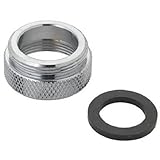 BrassCraft SF0006X Aerator Adaptor for Kohler and Price Pfister Faucets with 3/4-Inch-27 Female Thread X 55/64-Inch-27 Male Thread
