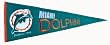 Miami Dolphins - NFL Football Throwbacks (Pennants)