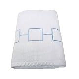 Pop Grid Bath Towel - Blue (27x52)