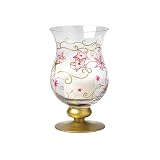 Pfaltzgraff Holiday Cheer Large Hurricane Candle Holder
