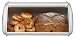 Polder 210201 Deluxe Steel Bread Box, White