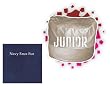 Comfort Sac Junior Sac Navy Faux Fur By Elite Furniture