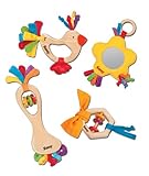 Sassy Earth Brights 4 pc Wooden Toy Gift Set