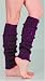 Leg Warmers, Cable Knit Purple