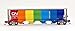 Bachmann Industries Inc. Canadian 4-Bay Cylindrical Grain Hopper Canadian National - Demonstrator - N Scale