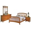 Cherry Finish Bedroom Set - 4 Piece Set