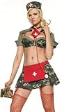 Triage Army Nurse Sexy Adult Halloween Costume Naughty Skimpy Military Doctor Lingerie Outfit