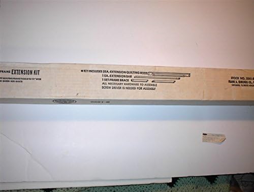 Edmunds Quilting Frame Extension Kit 5561-B Used to adj. Quilt Frame 5560 B To 111" WIDE
