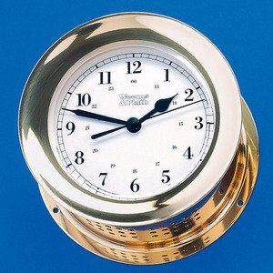 Weems & Plath Atlantis Collection Quartz Ship's Bell Clock (Brass) On Sale