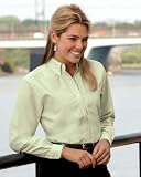 UltraClub Ladies Classic Wrinkle-Free Long-Sleeve Oxford Shirt. 8990