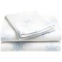 Pike Street 135-Gram Printed Flannel Twin Sheet Set, Snowflake