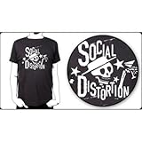 Social Distortion - Distressed Stars Mens S/S T-Shirt In Black, Size: X-Large, Color: Black