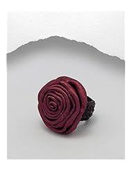 Blood Red (Garnet) Cotton Waxed Thread Ring