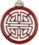 Good Unique Housewarming Good Luck Gift 2011 - 12" Tao Long Life Blessing Shou Symbol Wall Art Plaque - 2 Colors