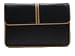 Arinna Laptop Business Clutch - Black & Camel