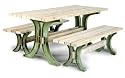 2x4basics 17210 AnySize Picnic Table Kit, Green
