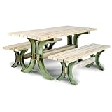 2x4basics Picnic Table Kit, Green, 171101