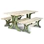2x4basics Picnic Table Kit, Green, 17210