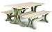 2x4basics Picnic Table Kit, Green, 17210