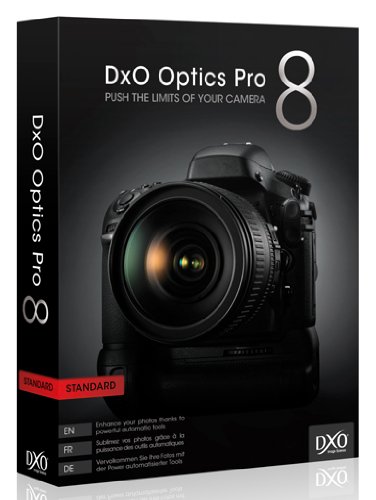 DXO Optics Pro 8 Standard Edition Photo Enhancing Software for Macintosh & Windows On Sale