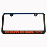Chevrolet 2010 2011 Camaro SS Orange License Plate Frame by High-End Motorsports
