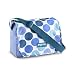 JanSport 8-Track Messenger Bag (White/Lavender Spots)