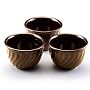 Paula Deen 3-Piece Stoneware Prep Bowl Set, Green