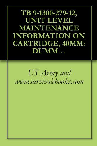 TB 9-1300-279-12, UNIT LEVEL MAINTENANCE INFORMATION ON CARTRIDGE, 40MM: DUMMY, M922A1, 1993
