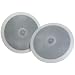 AudioSource IC8S Round Ceiling Speakers, White (Pair)