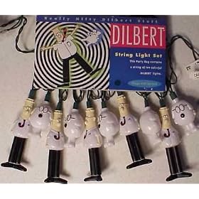 Dilbert and Dogbert Fun Party String Lights (SJ) by Custom Phones - Fun Home Products
