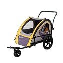 InStep Quick N EZ Bicycle Trailer (Gold/Gray/Black)