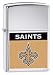 Sporting Goods : New Orleans Saints NFL Brushed Chrome Lighter by Zippo