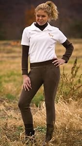 TuffRider Women's Cotton Schoolers, Black, 32