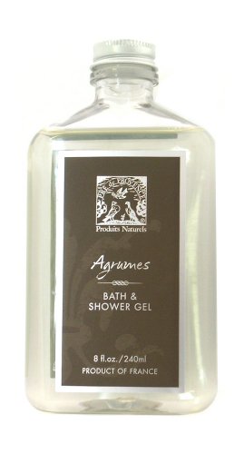 Pre de Provence Bath and Shower Gel, Agrumes, 8 ounces Bottle