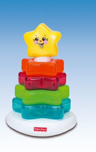 Fisher-Price B0847-0 - Farbenstern Pyramide