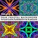Software : Vol 4 -True Fractal Background For PalmaryClock(tm), SilverScreen3(tm) and SplashClock(tm)
