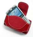 Cingular AT&T BlackBerry 8800 Red Leather Horizontal Pouch Carrying Case by Incipio