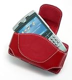 Cingular ATT BlackBerry 8800 Red Leather Horizontal Pouch Carrying Case by Incipio