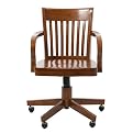 Madison Swivel Office Chair - Walnut