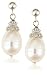 White Freshwater Cultured Pearl Drop Earrings with title=