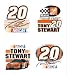 Tony Stewart Temporary Tattoos