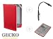 Confronta prezzi Pacchetto! Cover custodia Gecko Covers Amazon Kindle 4 rosso/grigio + TPU custodia rigida rosso...