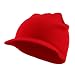 Cuffless Beanie Sports Visor-Red W31S21E