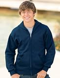 Youth Full-Zip Hooded Sweatshirt