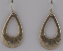 Gold Teardrop in Teardrop Earrings
