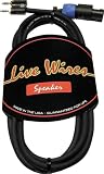 Live Wire Elite 12-Gauge Speakon-Banana Speaker Cable 100 Foot