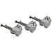 3 Case Vise Holders Pocket Watch Tools