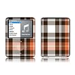 Copper Plaid Design Protective Decal Skin Sticker for Apple iPod nano 3G (3rd Generation) 4GB/ 8GB Player